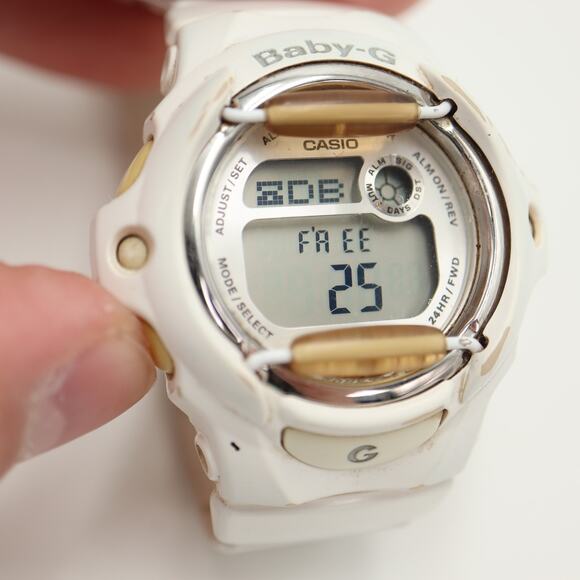 Casio Baby G Shock White Unisex 43mm Digital Watch BG-169R 3252 w New Battery - Picture 13 of 15